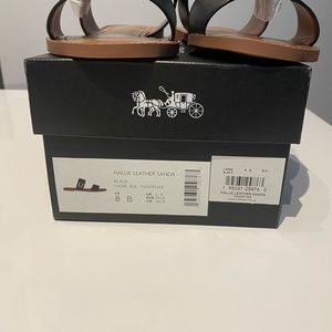 Coach Leather Sandal New